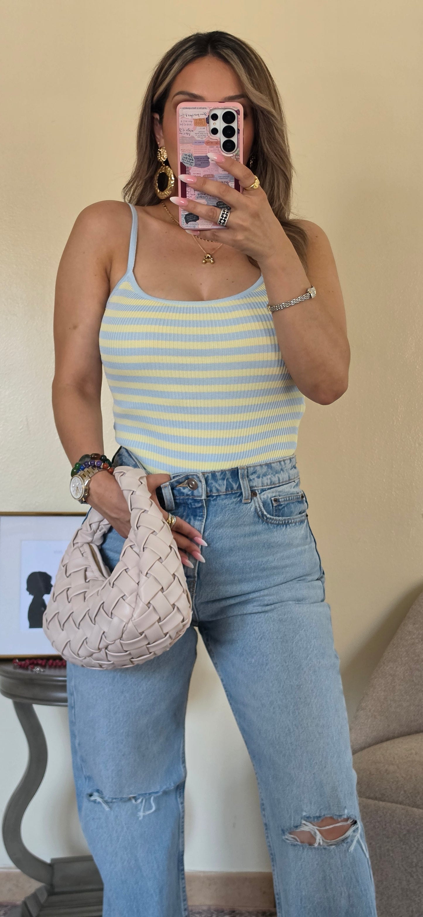 Sweetheart Stripe Bodysuit
