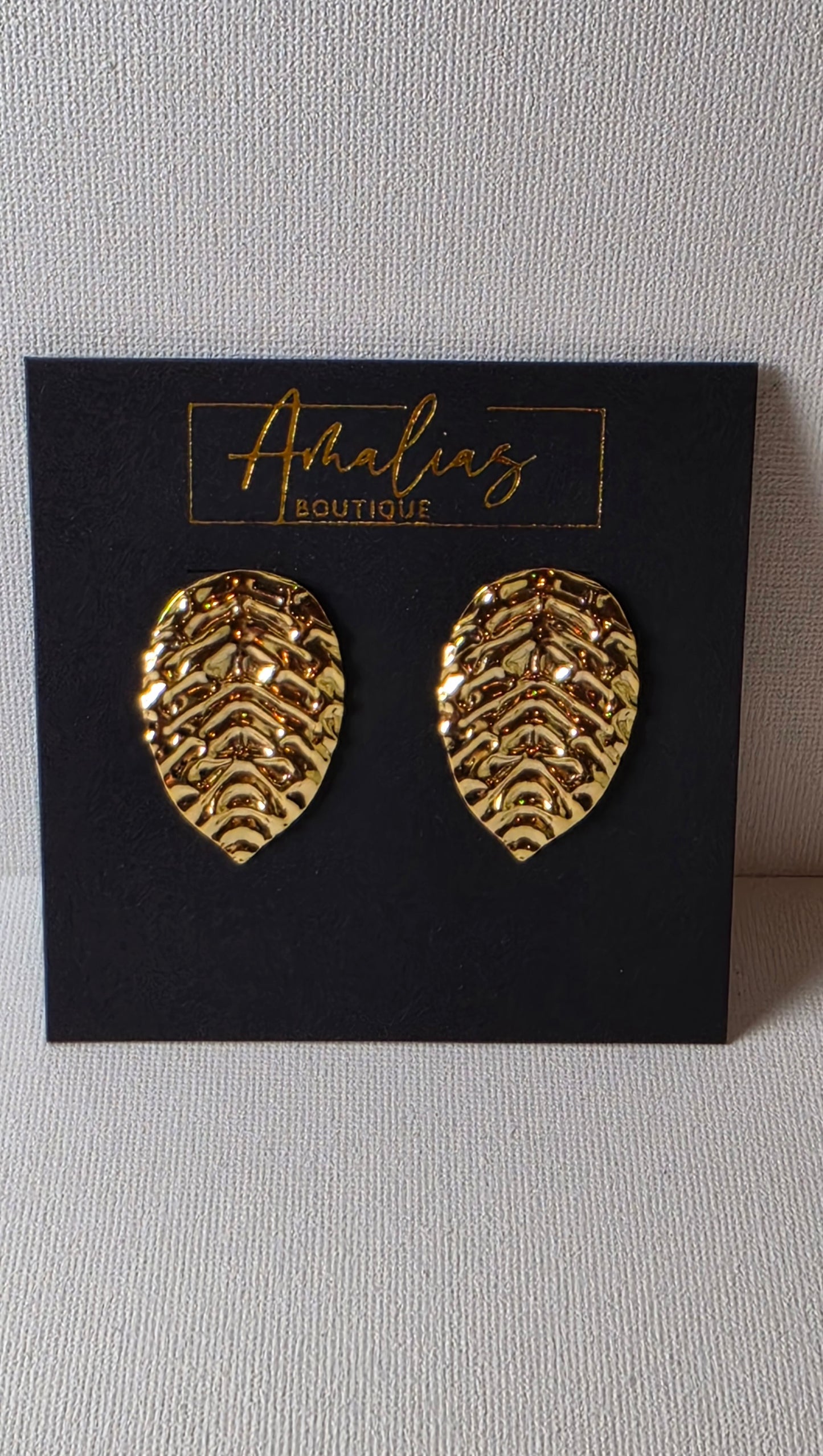 Savanna Leaf Studs