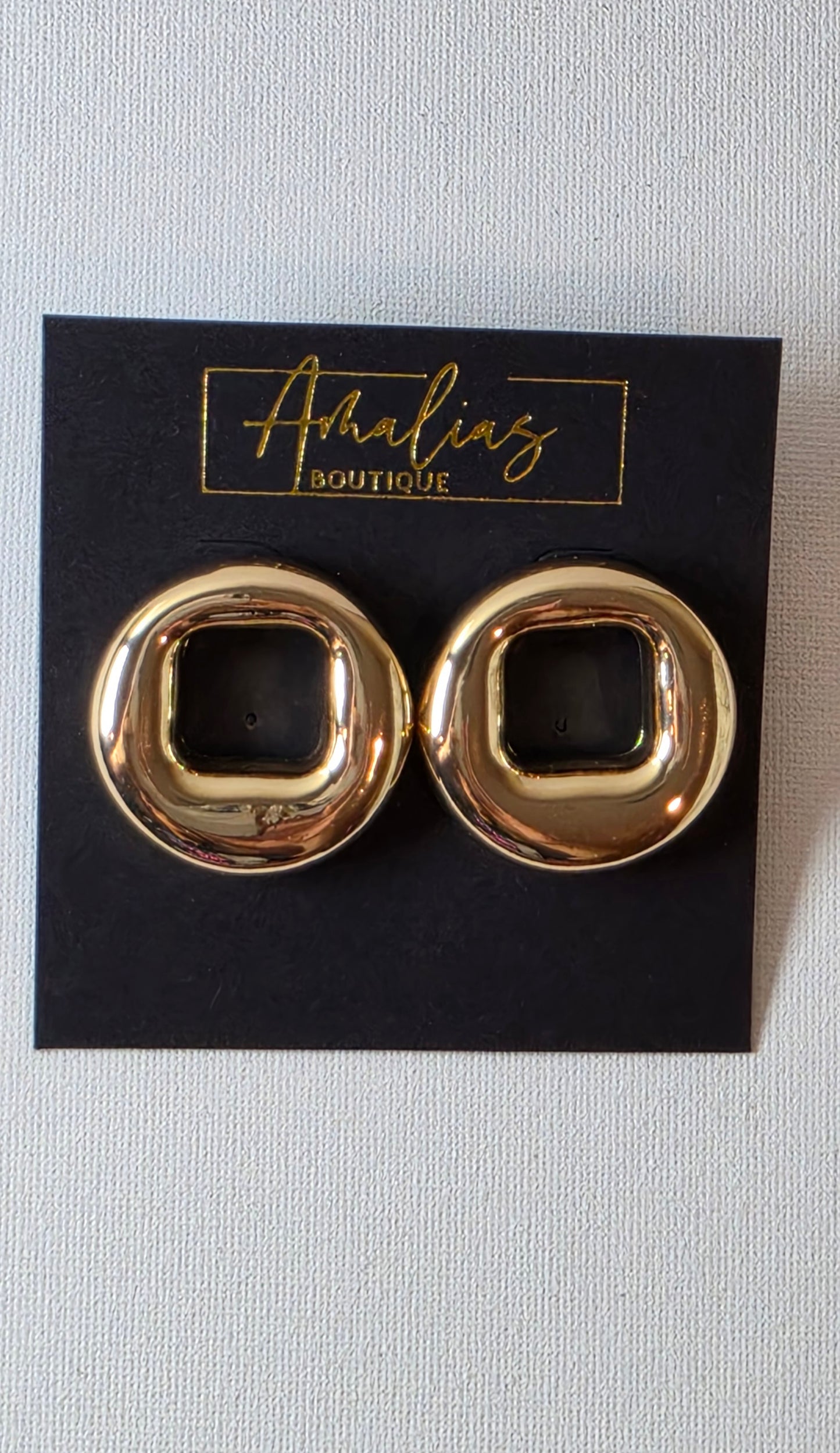 Halo Square Studs