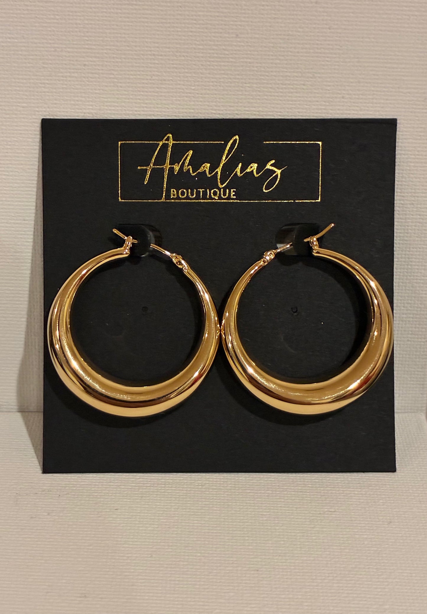 Golden Halo Hoops