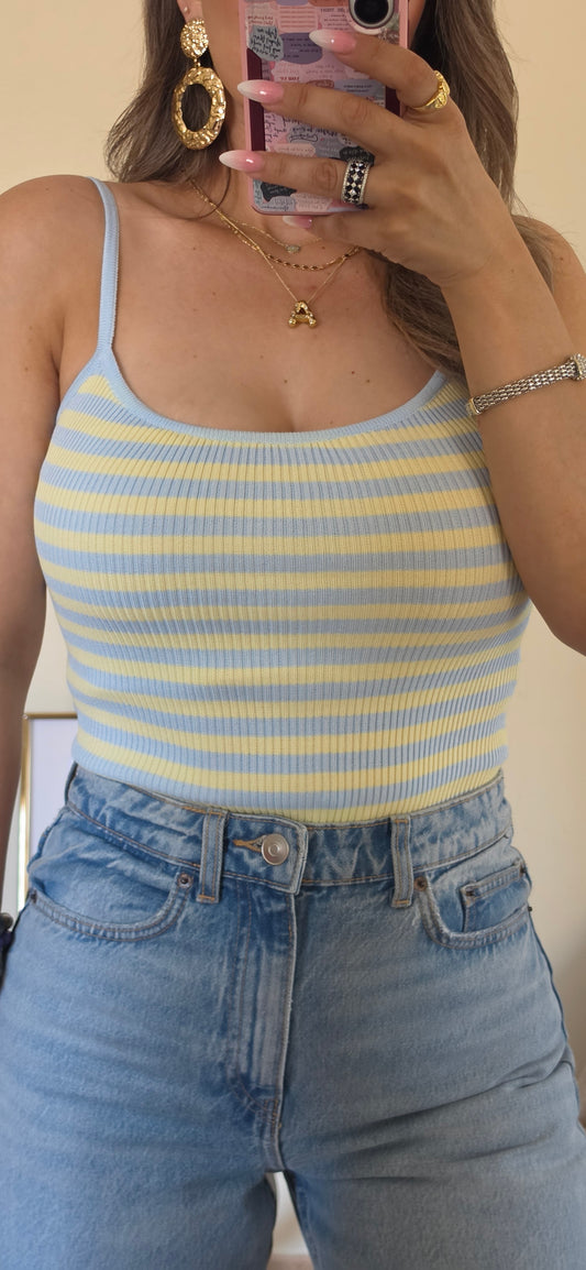 Sweetheart Stripe Bodysuit