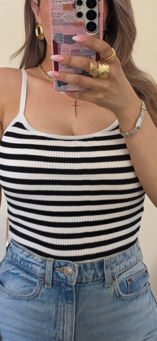 Sweetheart Stripe Bodysuit