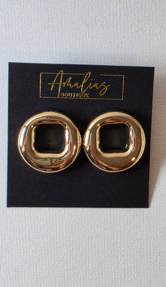 Halo Square Studs