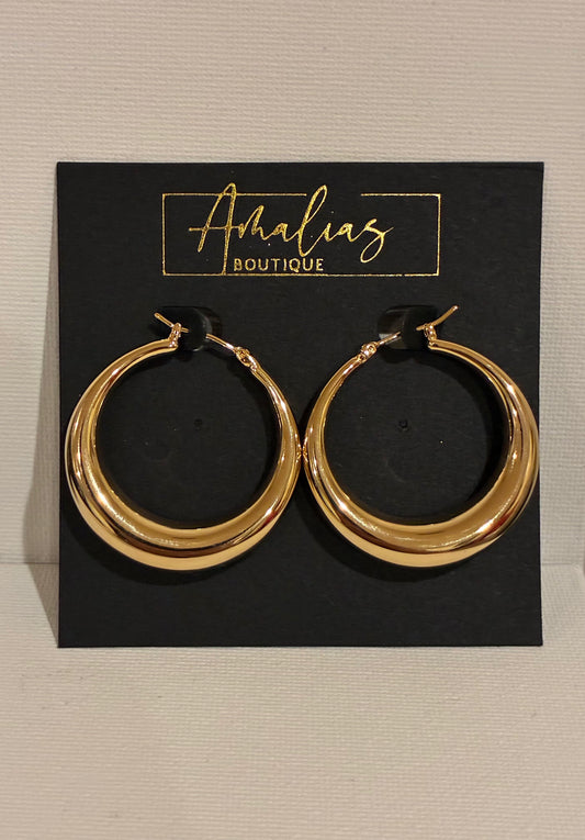 Golden Halo Hoops
