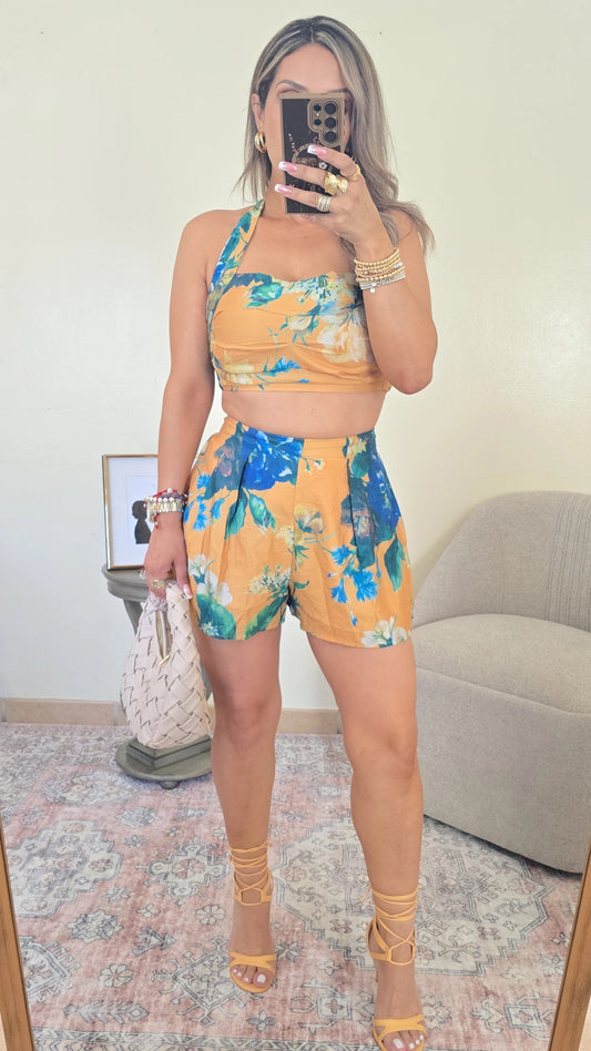 GOLDEN AZURE BLOSSOM SET